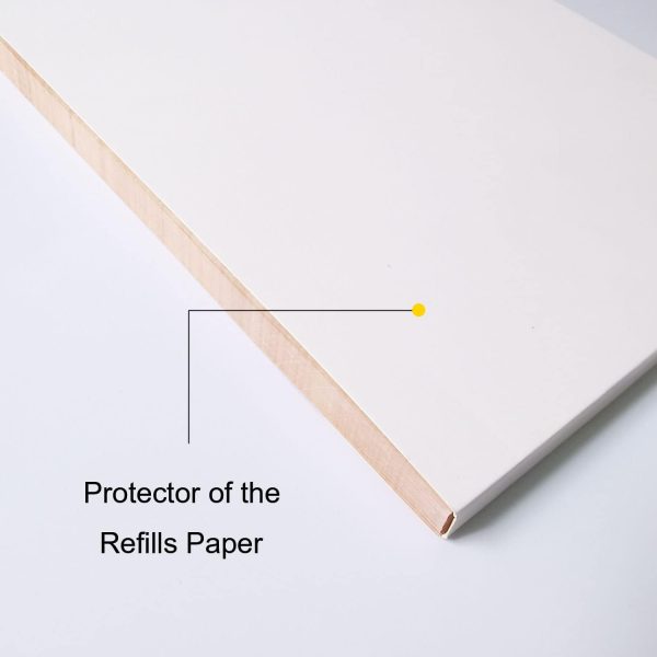 Tiankool Vintage A4 Loose Leaf Paper-4