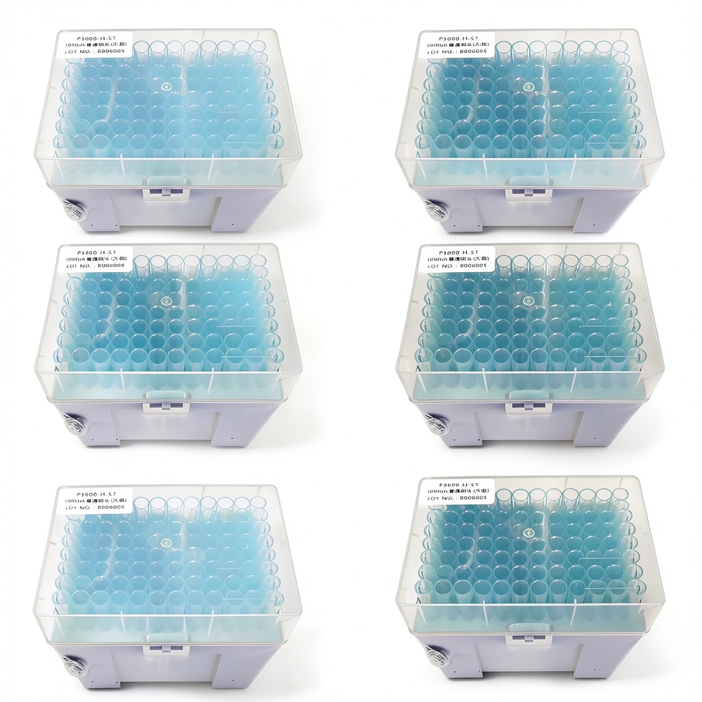 'MUHWA 1mL pipette tips in sterile rack packaging'