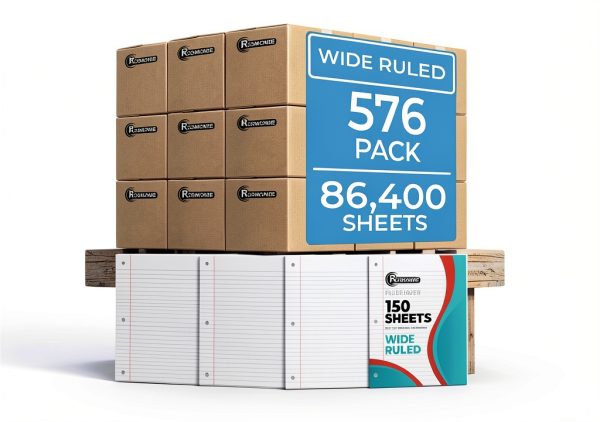 Wide Ruled Binder Paper by Rosmonde for School-0