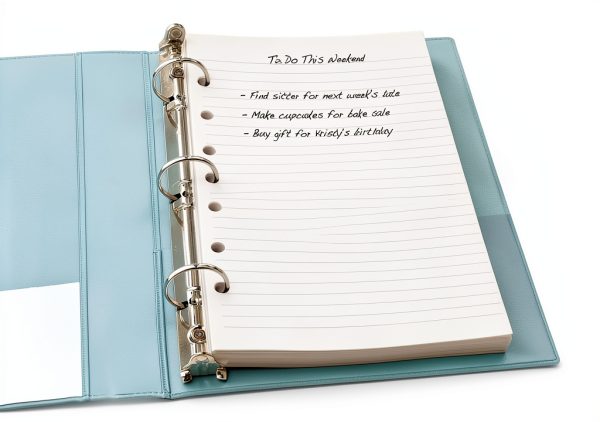 Avery Filler Paper for Mini Binders White L Shaped-1