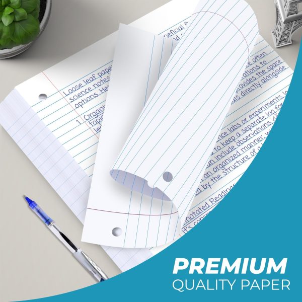 Rosmonde Wide Ruled Lined Filler Paper for Binders-7