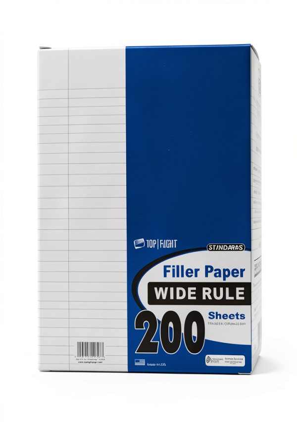 Top Flight White Loose-leaf Binder Paper 200 Count-0