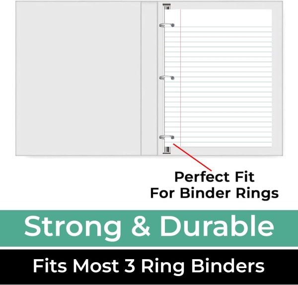 Rosmonde Wide Ruled Lined Filler Paper for Binders-3