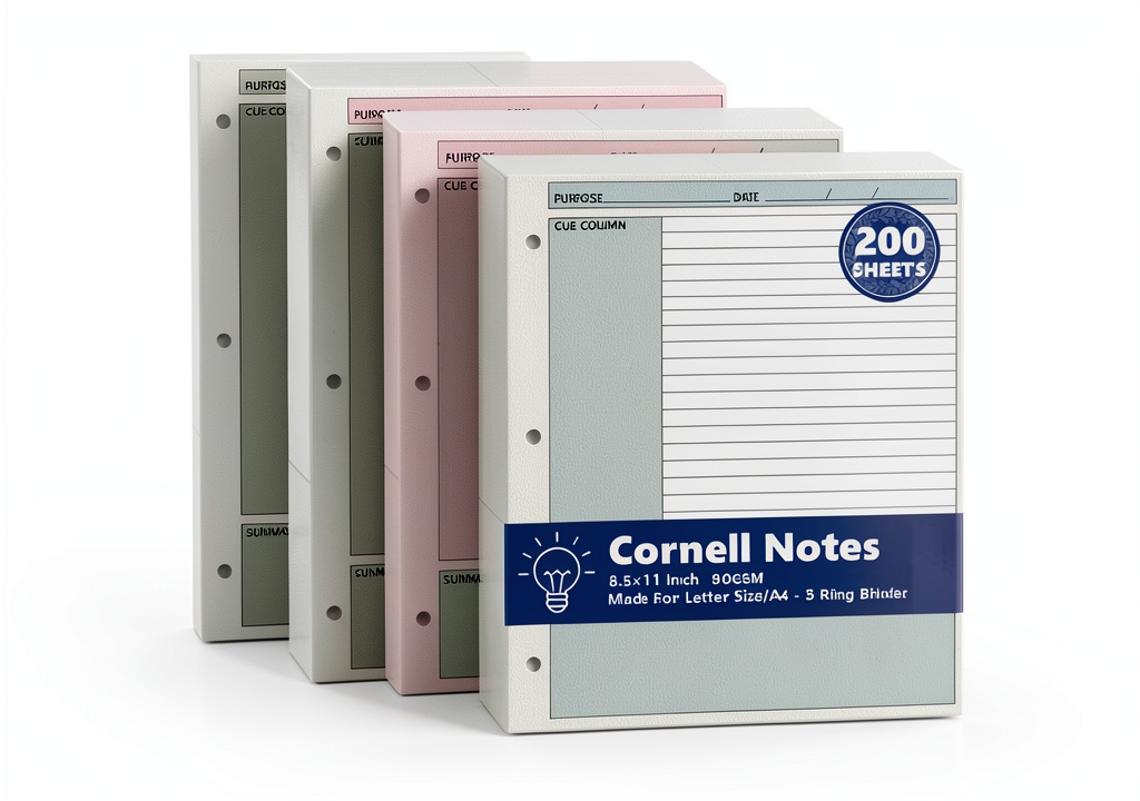 Cornell note paper being used in a classroom setting