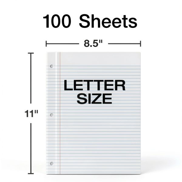Oxford Loose Leaf Paper 100 Sheets White-2