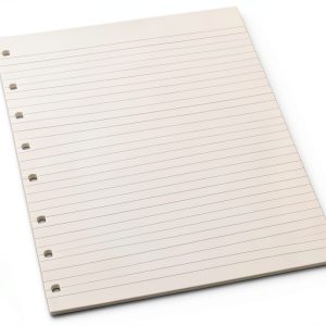 Filofax A5 Notebook Refill Cream Ruled Paper-0