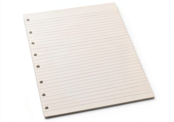 Filofax A5 Notebook Refill Cream Ruled Paper-0