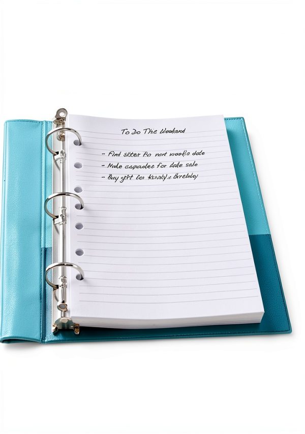Avery Filler Paper for Mini Binders White L Shaped-0