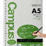 KOKUYO A5 Loose-Leaf Paper Smooth Writing 60 Sheets-0
