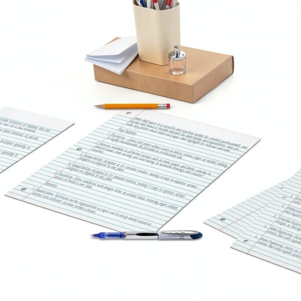 Wide Ruled Binder Paper by Rosmonde for School-1