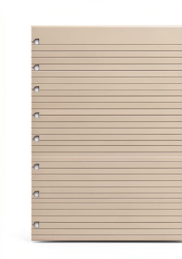 Filofax A5 Notebook Refill Cream Ruled Paper-4
