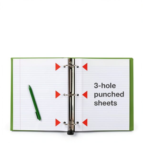 Oxford Loose Leaf Paper 100 Sheets White-4