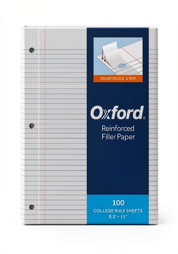 Oxford Loose Leaf Paper 100 Sheets White-0