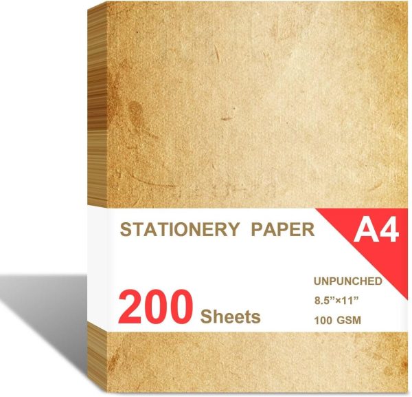 Tiankool Vintage A4 Loose Leaf Paper-1