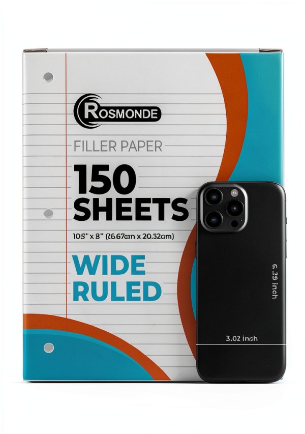 Rosmonde Wide Ruled Lined Filler Paper for Binders-2