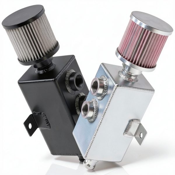 BOMLING Aluminum Oil Catch Can 1L Universal Silver-5