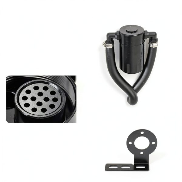 RALZAOTO Oil Separator Catch Can Kit for Chevy Silverado & GMC Sierra-2