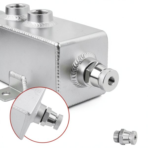 BOMLING Aluminum Oil Catch Can 1L Universal Silver-4