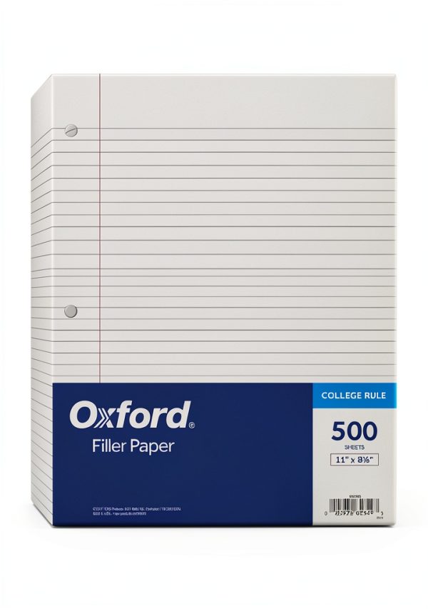 Oxford 500 Count Loose Leaf Filler Paper for Binders-0