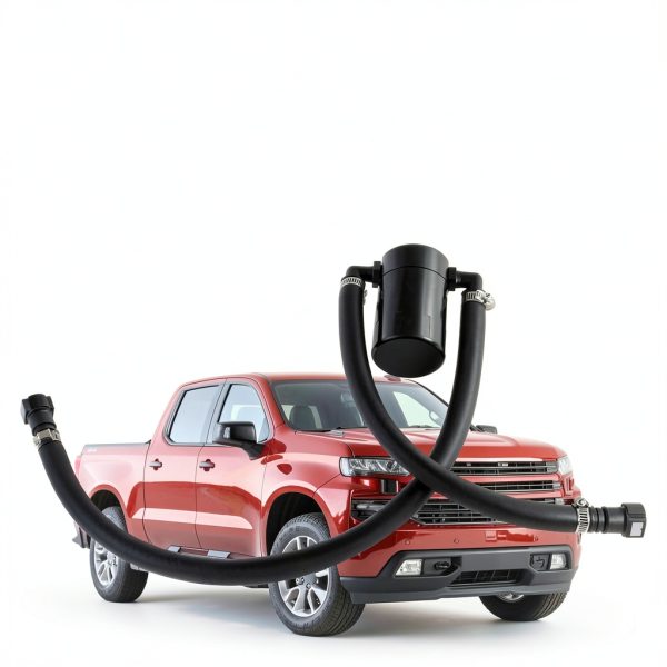 RALZAOTO Oil Separator Catch Can Kit for Chevy Silverado & GMC Sierra-1