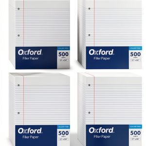 Oxford College Ruled Loose-Leaf Paper 2000 Sheets-0