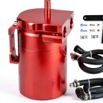 JDMON Red Oil Catch Can Kit for Ford F-150 5.0L/3.5L – Anodized-0