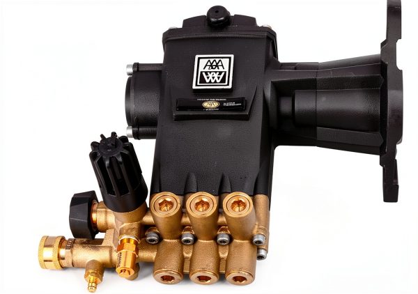 53BRD35 AAA Horizontal Triplex Plunger Replacement Pressure Washer Pump Kit, 3.5 GPM @ 4000 Max PSI with 1" Hollow Shaft, Includes Siphon Tube and Hardware-3