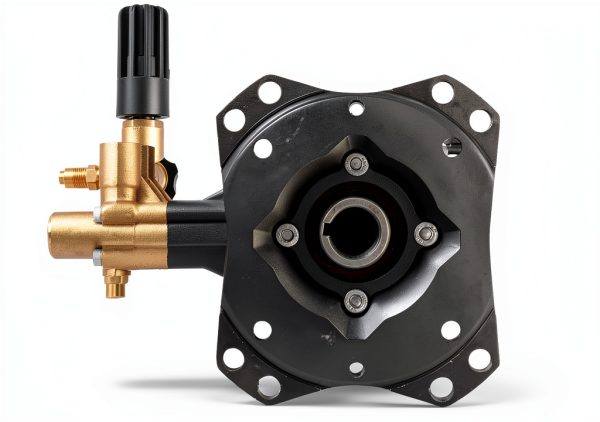 53BRD35 AAA Horizontal Triplex Plunger Replacement Pressure Washer Pump Kit, 3.5 GPM @ 4000 Max PSI with 1" Hollow Shaft, Includes Siphon Tube and Hardware-4