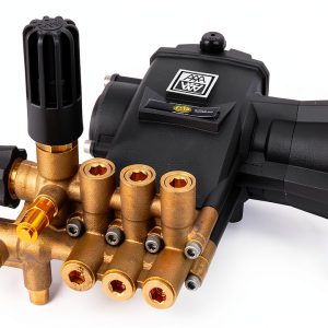 53BRD35 AAA Horizontal Triplex Plunger Replacement Pressure Washer Pump Kit, 3.5 GPM @ 4000 Max PSI with 1" Hollow Shaft, Includes Siphon Tube and Hardware-0