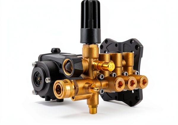 53BRD35 AAA Horizontal Triplex Plunger Replacement Pressure Washer Pump Kit, 3.5 GPM @ 4000 Max PSI with 1" Hollow Shaft, Includes Siphon Tube and Hardware-6