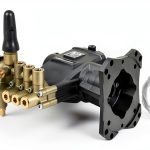 AAA Pumps 90038 Horizontal Triplex Plunger Replacement Pressure Washer Pump Kit, 3800 PSI, 3.5 GPM, 1" Shaft, Includes Hardware and Siphon Tube, for Industrial Gas Powered Machines, Black-0