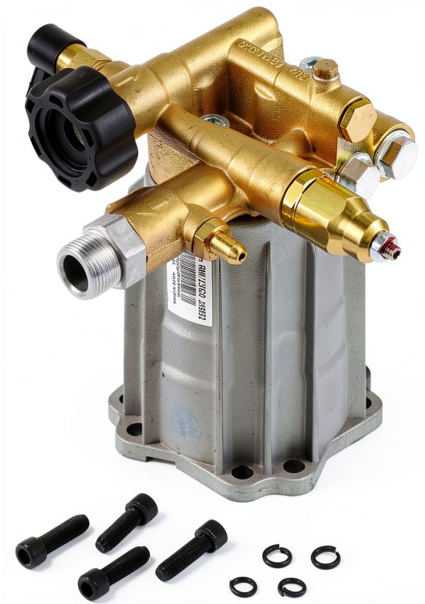 AR ANNOVI REVERBERI , RMV25G30D-EZ , Replacement Plunger Pump Horizontal, 3000 PSI, 2.5 GPM with Easy Start, EZ, Aluminum-0