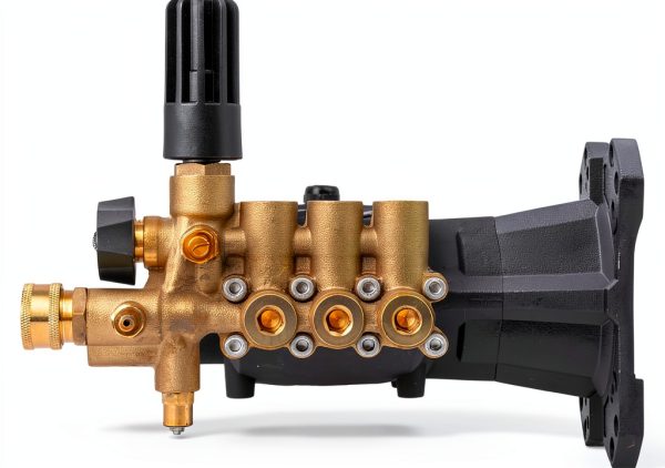 53BRD35 AAA Horizontal Triplex Plunger Replacement Pressure Washer Pump Kit, 3.5 GPM @ 4000 Max PSI with 1" Hollow Shaft, Includes Siphon Tube and Hardware-1