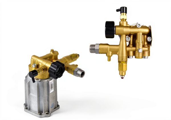 AR ANNOVI REVERBERI , RMV25G30D-EZ , Replacement Plunger Pump Horizontal, 3000 PSI, 2.5 GPM with Easy Start, EZ, Aluminum-4