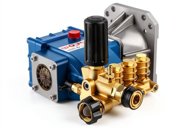WOJET Triplex Plunger Pressure Washer Pump 4400 PSI 4 GPM Blue-0