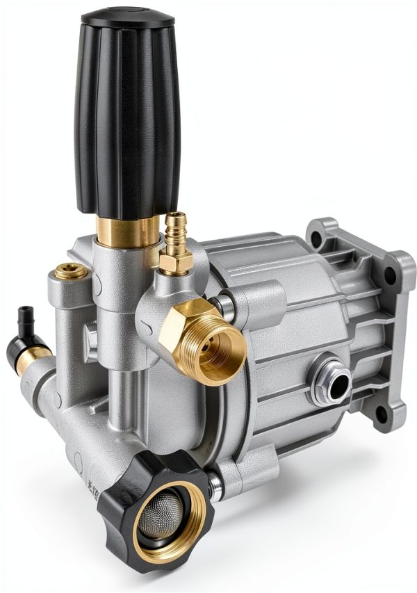 WOJET Pressure Washer Pump 3/4" Shaft 3400 PSI Horizontal Silver-0
