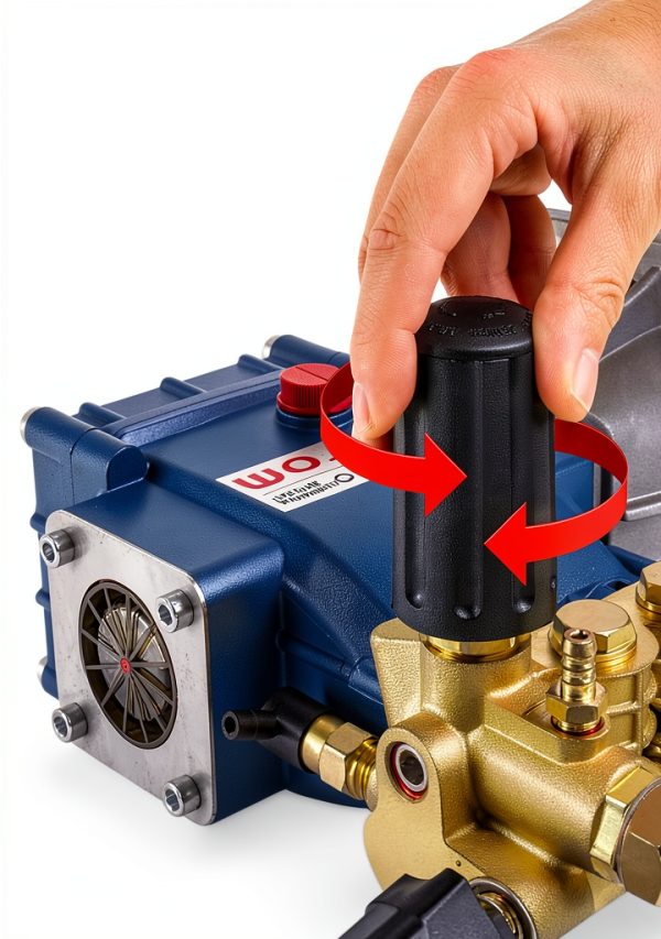 WOJET Triplex Plunger Pressure Washer Pump 4400 PSI 4 GPM Blue-5