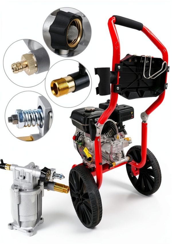 Biswing Pressure Washer Pump 3400 PSI 2.5 GPM 3/4" Shaft Replacement-4