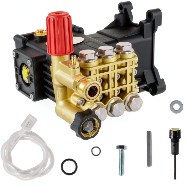 Biswing Pressure Washer Pump 4400 PSI 4 GPM Triplex Replacement-5