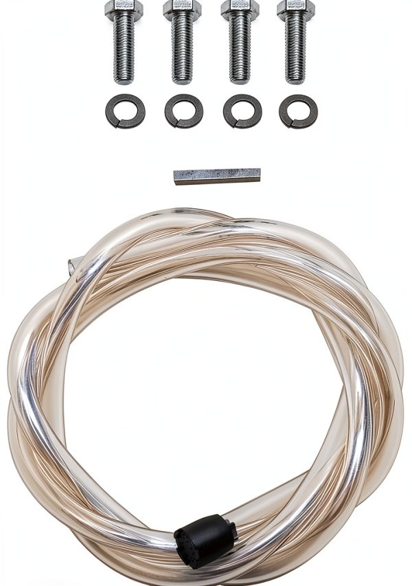 OEM Technologies 3300 PSI 2.4 GPM Replacement Pressure Washer Pump Kit, Horizontal Axial Cam Replacement Pump for Gas Pressure Washer, 3/4" Shaft, Includes Hardware and Siphon Tube (90028)-9