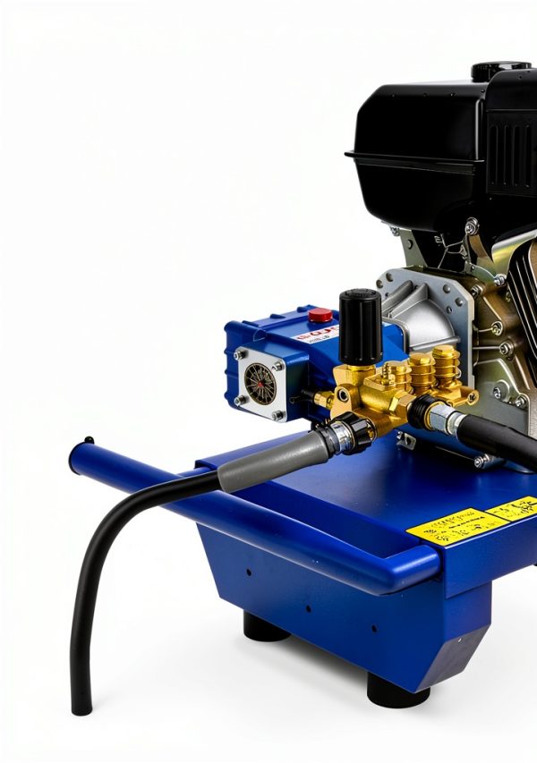 WOJET Triplex Plunger Pressure Washer Pump 4400 PSI 4 GPM Blue-3