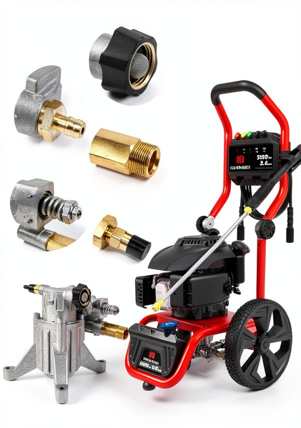 Biswing Pressure Washer Pump 7/8 Shaft Plunger 3400 PSI 2.5 GPM-7