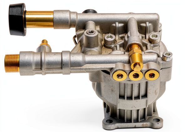 OEM Technologies 3300 PSI 2.4 GPM Replacement Pressure Washer Pump Kit, Horizontal Axial Cam Replacement Pump for Gas Pressure Washer, 3/4" Shaft, Includes Hardware and Siphon Tube (90028)-8