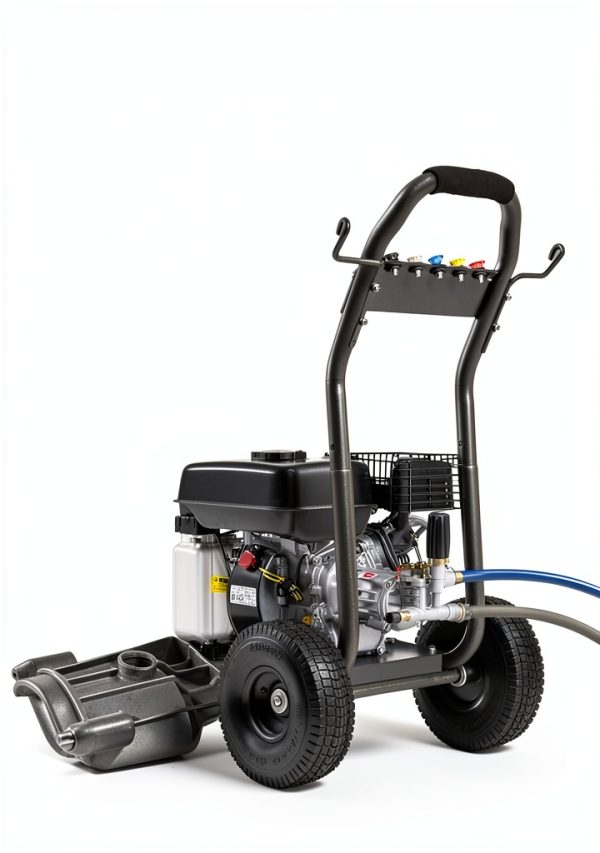 WOJET Pressure Washer Pump 3/4" Shaft 3400 PSI Horizontal Silver-1