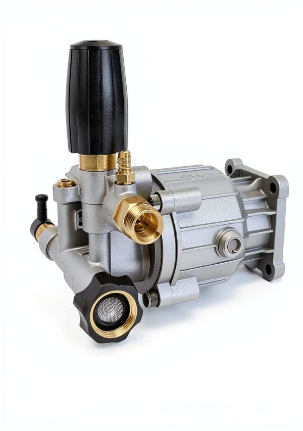 WOJET Pressure Washer Pump 3/4" Shaft 3400 PSI Horizontal Silver-6