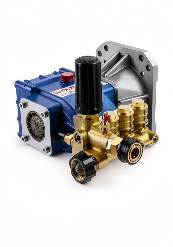 WOJET Triplex Plunger Pressure Washer Pump 4400 PSI 4 GPM Blue-8