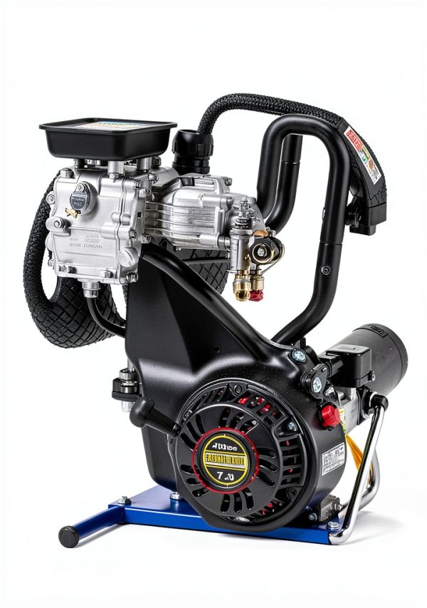 WOJET Pressure Washer Pump 3/4" Shaft 3400 PSI Horizontal Silver-8