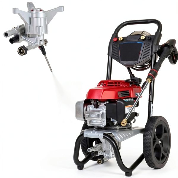 AgiiMan 7/8" Shaft Vertical Pressure Washer Pump Head, Max 2940PSI Replacement Power Washer Pump, Compatible with Craftman, Honda GC160 GC190, Homelite, Troybilt, Ryobi, RMV25G30D-EZ, SRMW22G26-EZ-5